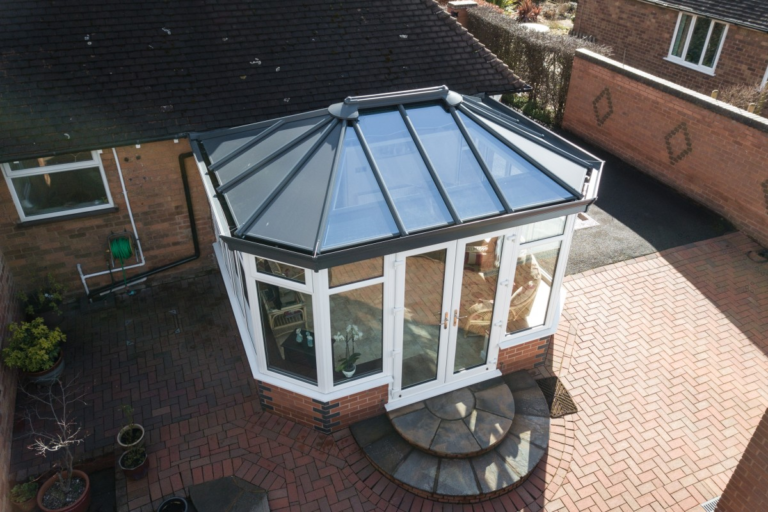 insulated roof panels on conservatory