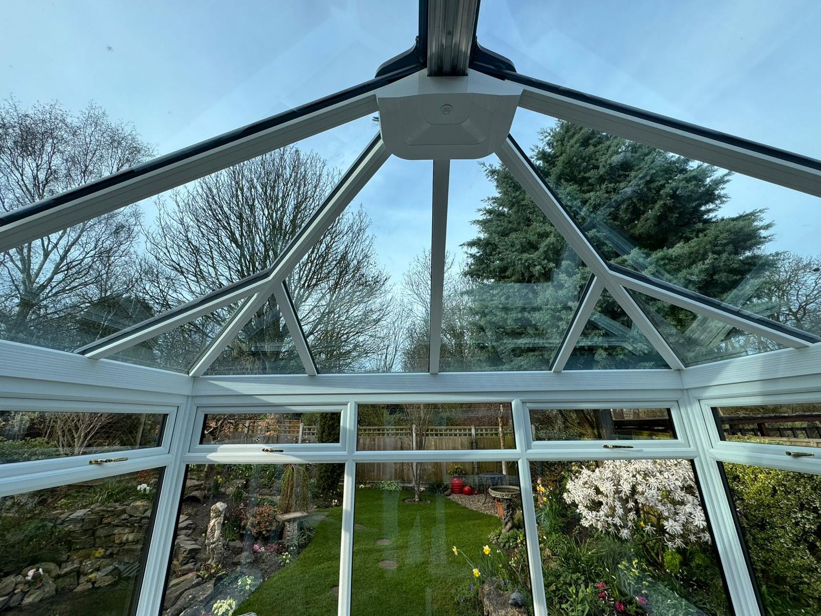 New Build glass roof conservatory