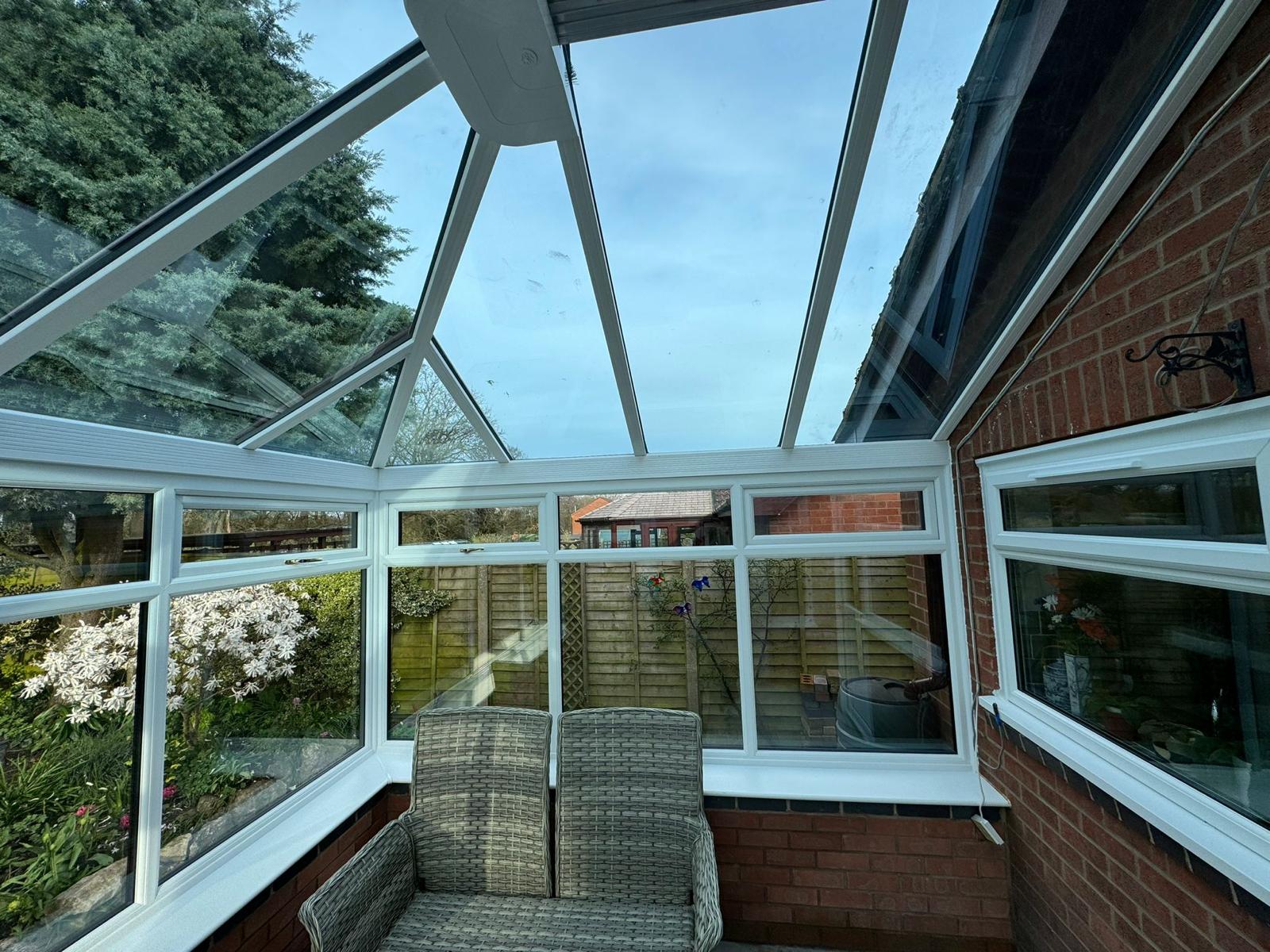 New Build glass roof conservatory