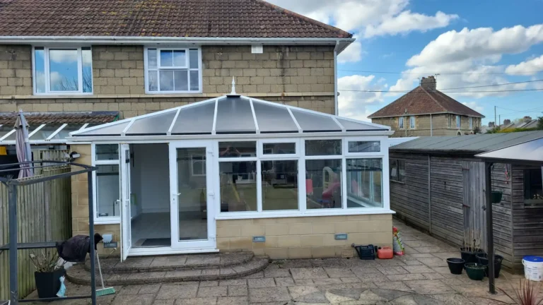 New conservatory roof